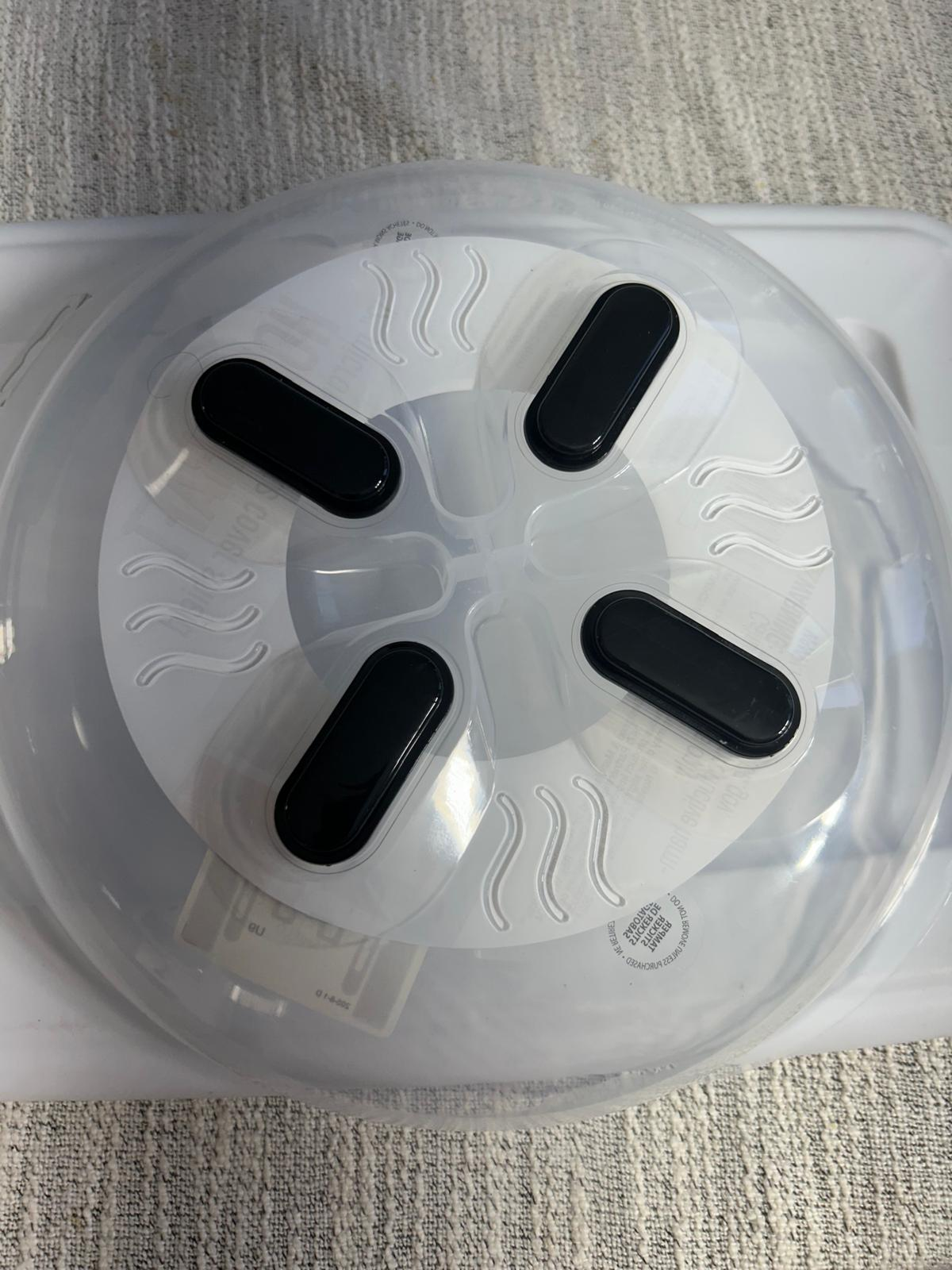 Protector de platos para microondas Homecraft  de 30 cm con imán
